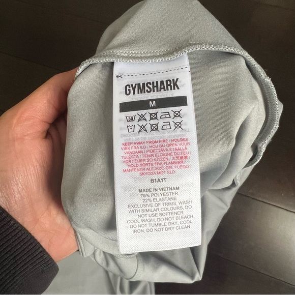NWT Gymshark Training Leggings - Grey size medium - Picture 6 of 6